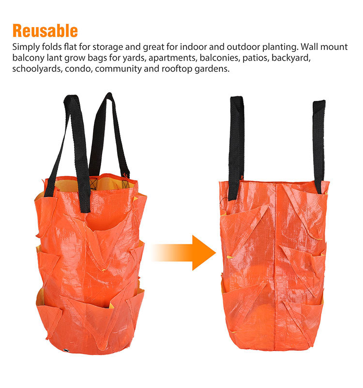 Colored plastic hanging grow bags Grow Bag Wholesale