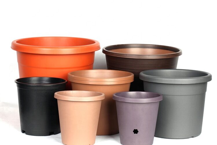 Gardening planting outdoor plastic pots (2)