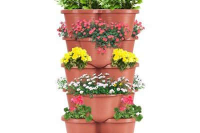 High quality beautiful plastic flower pot (5)