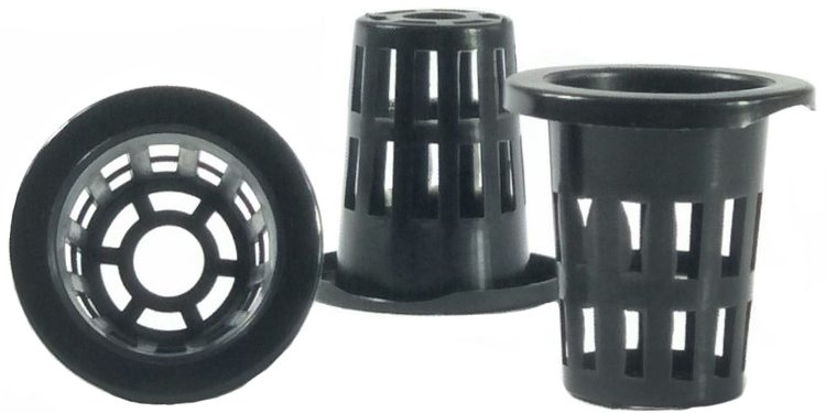 Openwork Design Plastic Nursery Pots (2)