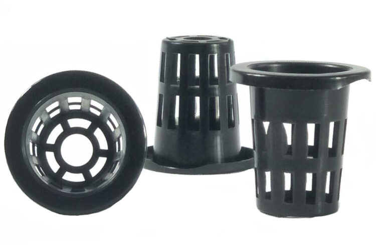 Openwork Design Plastic Nursery Pots (2)