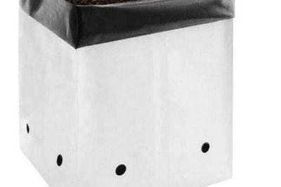 Perforated breathable plastic grow bags (4)