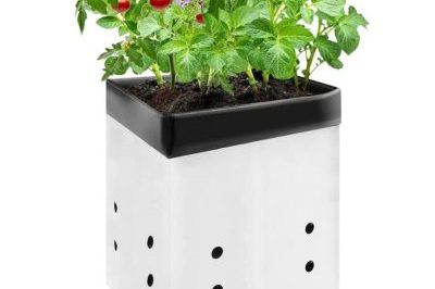 Plastic potted seedling grow bag (5)