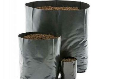 Thick and durable plastic grow bags (4)