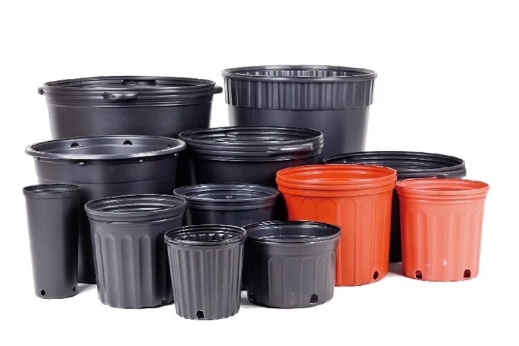 permeable plastic black nursery pot (1)