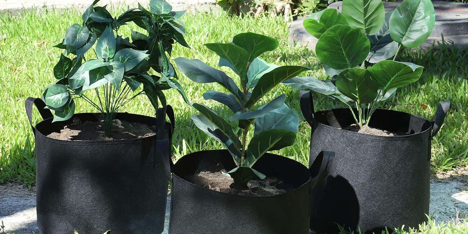 Breathable garden fabric grow bag for vegetables and flowers