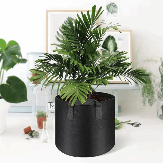 Eco-friendly garden vegetable fabric grow bag for home gardening