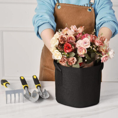 Eco-friendly garden vegetable fabric grow bag for home gardening