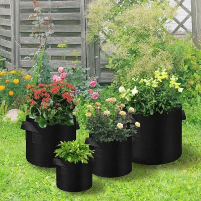 Fabric grow bag for potato and vegetable planting