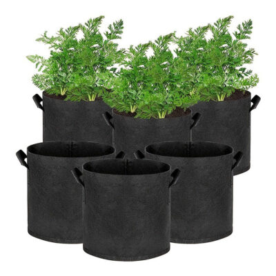 Simple style fabric grow bag for home and garden planting