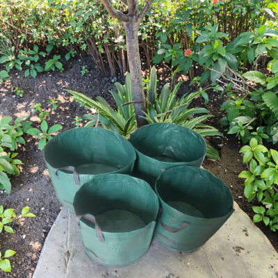 Farm garden plastic grow bag for vegetable planting