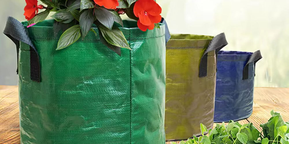 Farm garden plastic grow bag for vegetable planting