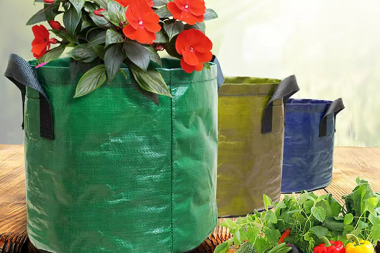 Farm garden plastic grow bag for vegetable planting