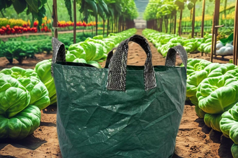 Home garden plastic grow bag for vegetables and flowers