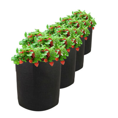 Durable fabric grow bag for long-term garden planting