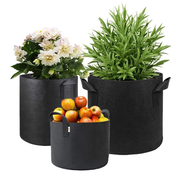 Multi-size fabric grow bag for vegetables and plant gardening