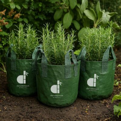 Eco-friendly plastic grow bag for home garden plants