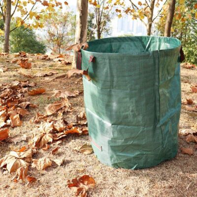 Foldable reusable plastic grow bag for garden use