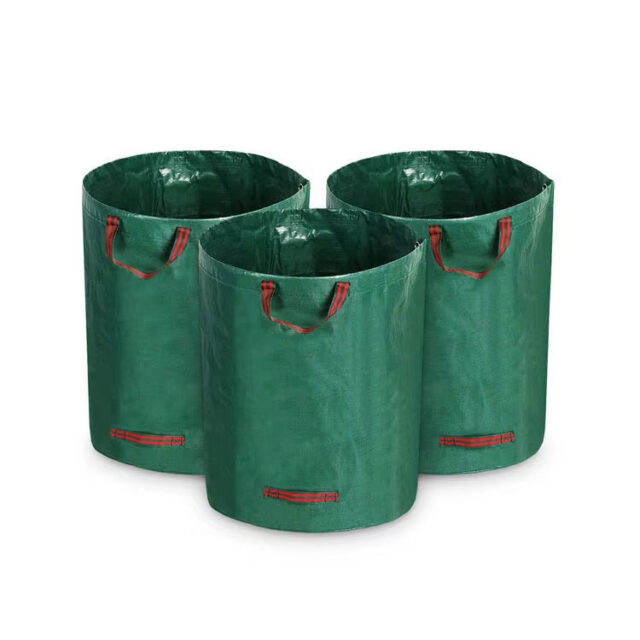 Foldable plastic grow bag for vegetable and flower planting