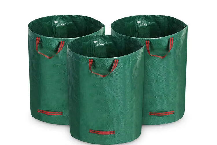 Foldable plastic grow bag for vegetable and flower planting
