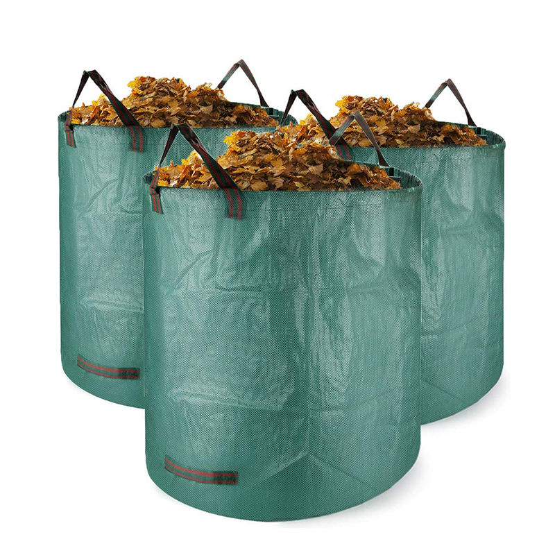 Foldable plastic grow bag for vegetable and flower planting