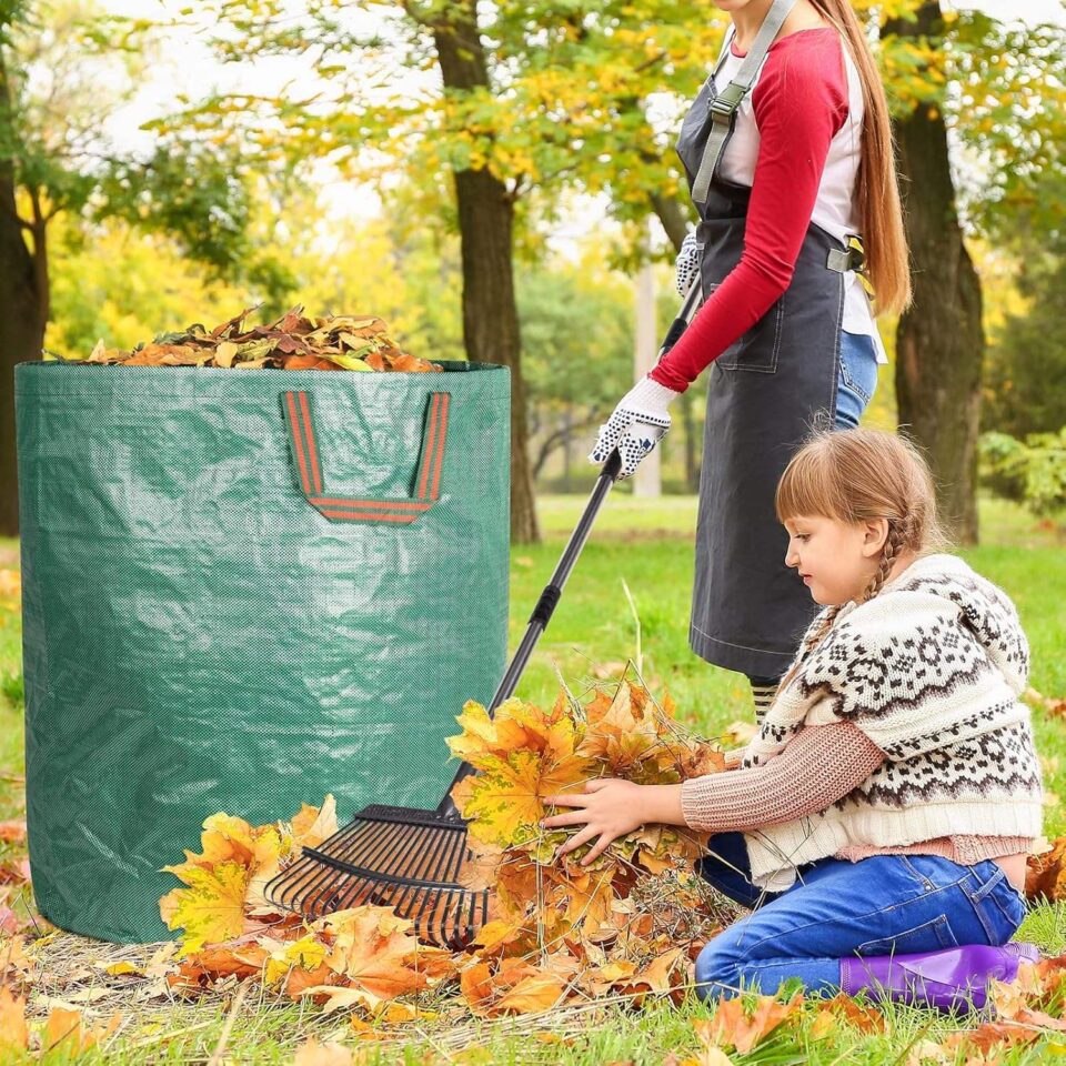 Reusable waterproof plastic grow bag for garden planting