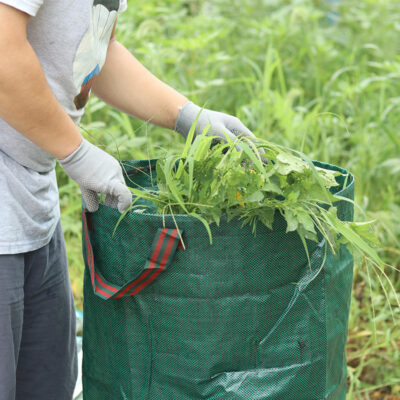 Reusable waterproof plastic grow bag for garden planting
